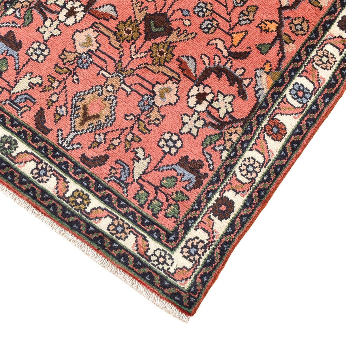 Tapis de couloir Tapis persan - Nomadic - 203 x 68 cm - rouge clair