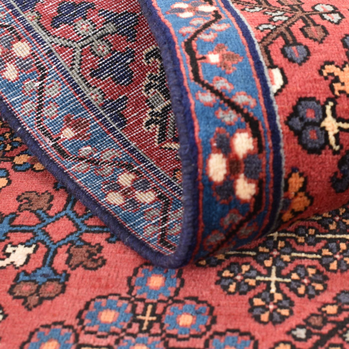 Tapis de couloir Tapis persan - Nomadic - 200 x 83 cm - rouge clair