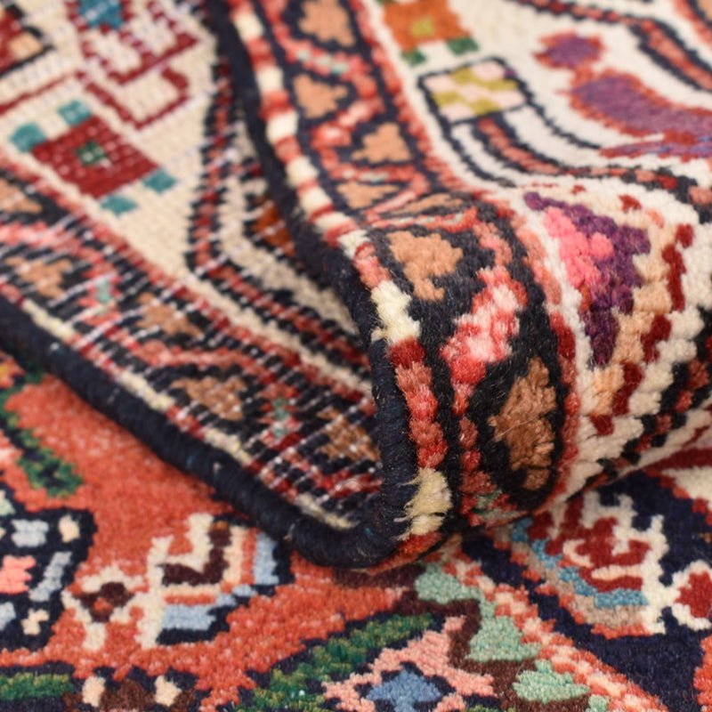 Tapis de couloir Tapis persan - Nomadic - 206 x 79 cm - rouge clair