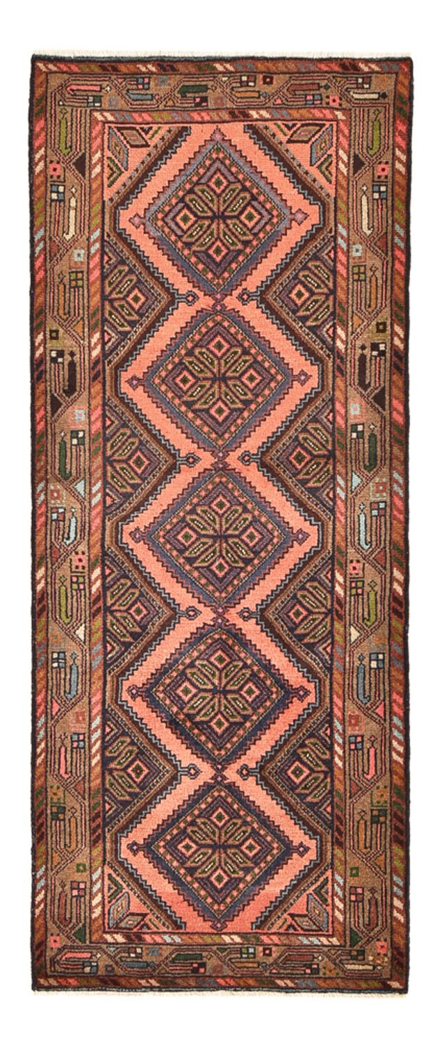 Tapis de couloir Tapis persan - Nomadic - 185 x 78 cm - beige foncé