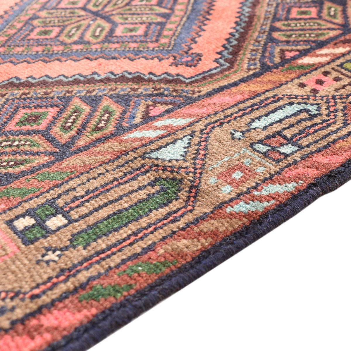 Tapis de couloir Tapis persan - Nomadic - 185 x 78 cm - beige foncé