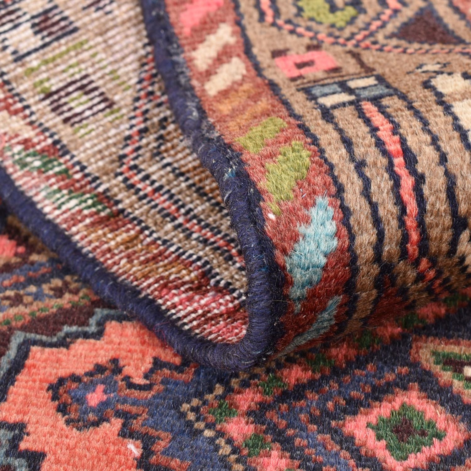 Tapis de couloir Tapis persan - Nomadic - 185 x 78 cm - beige foncé