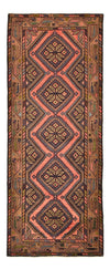 Tapis de Hamadan Tapis 75x188cm - Tapis persan - Tapis de couloir / Beige foncé / 75 x 188 cm Tapis de couloir