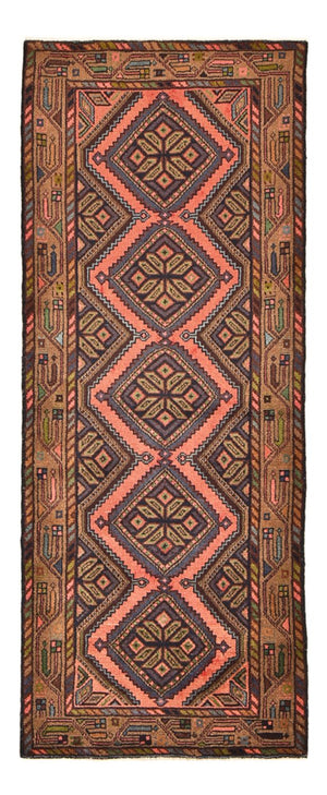 Tapis de couloir Tapis persan - Nomadic - 188 x 75 cm - beige foncé