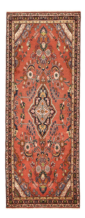 Tapis de couloir Tapis persan - Nomadic - 204 x 81 cm - rouge clair