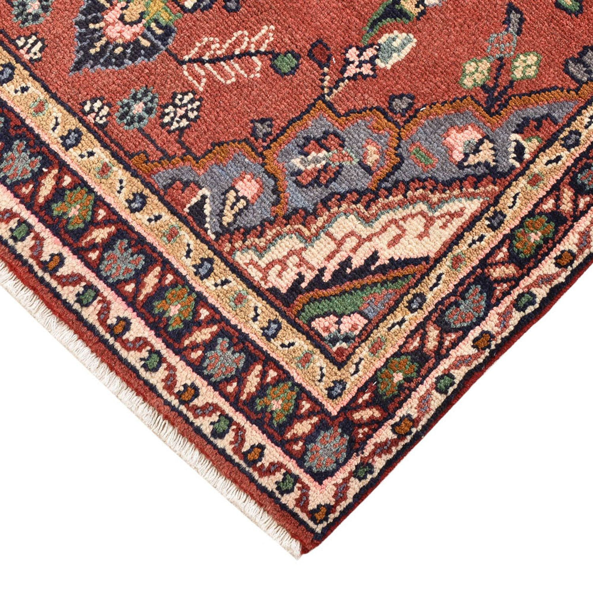 Tapis de couloir Tapis persan - Nomadic - 204 x 81 cm - rouge clair