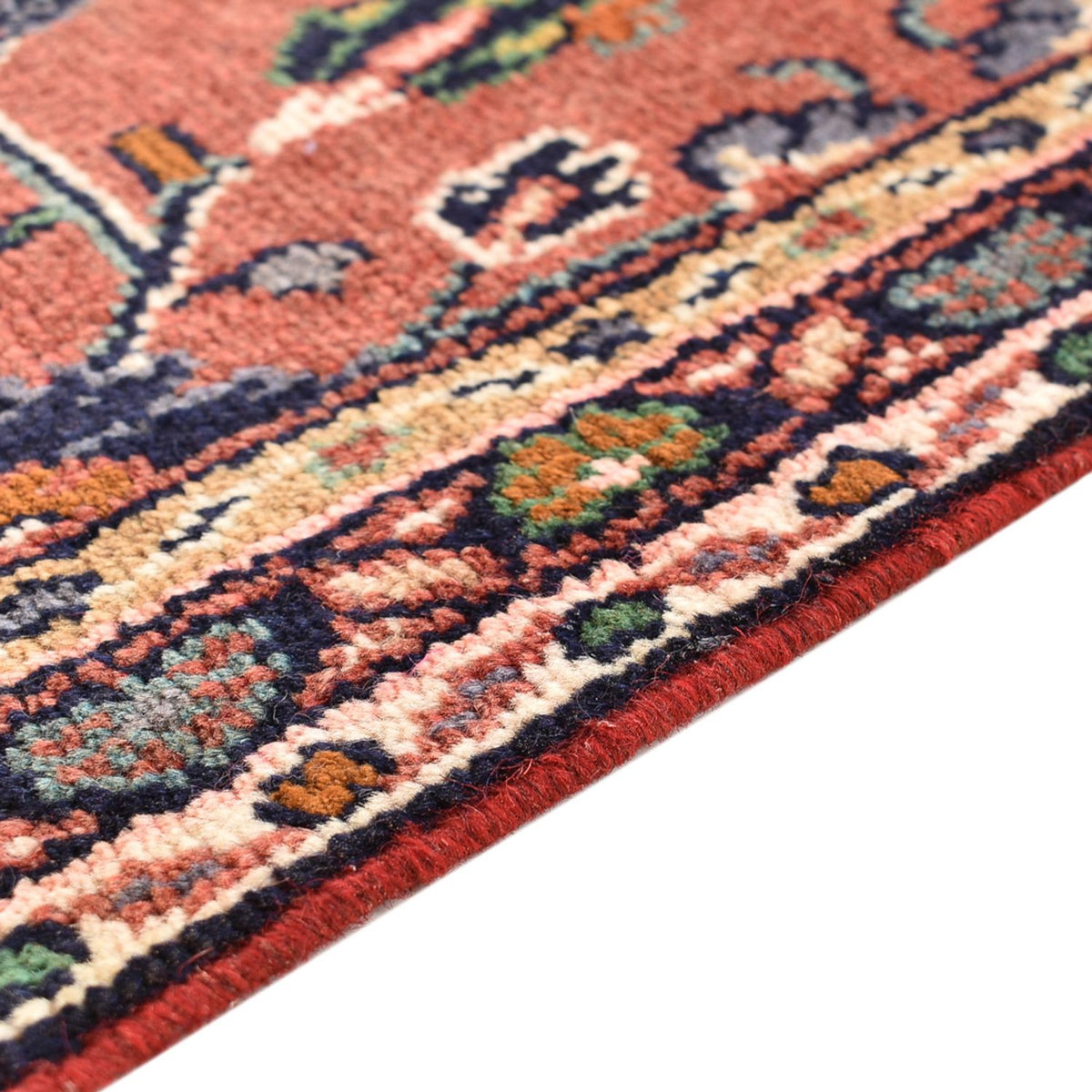 Tapis de couloir Tapis persan - Nomadic - 204 x 81 cm - rouge clair