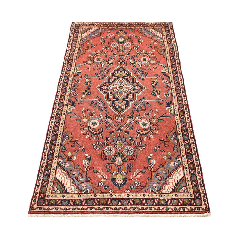 Tapis de couloir Tapis persan - Nomadic - 204 x 81 cm - rouge clair