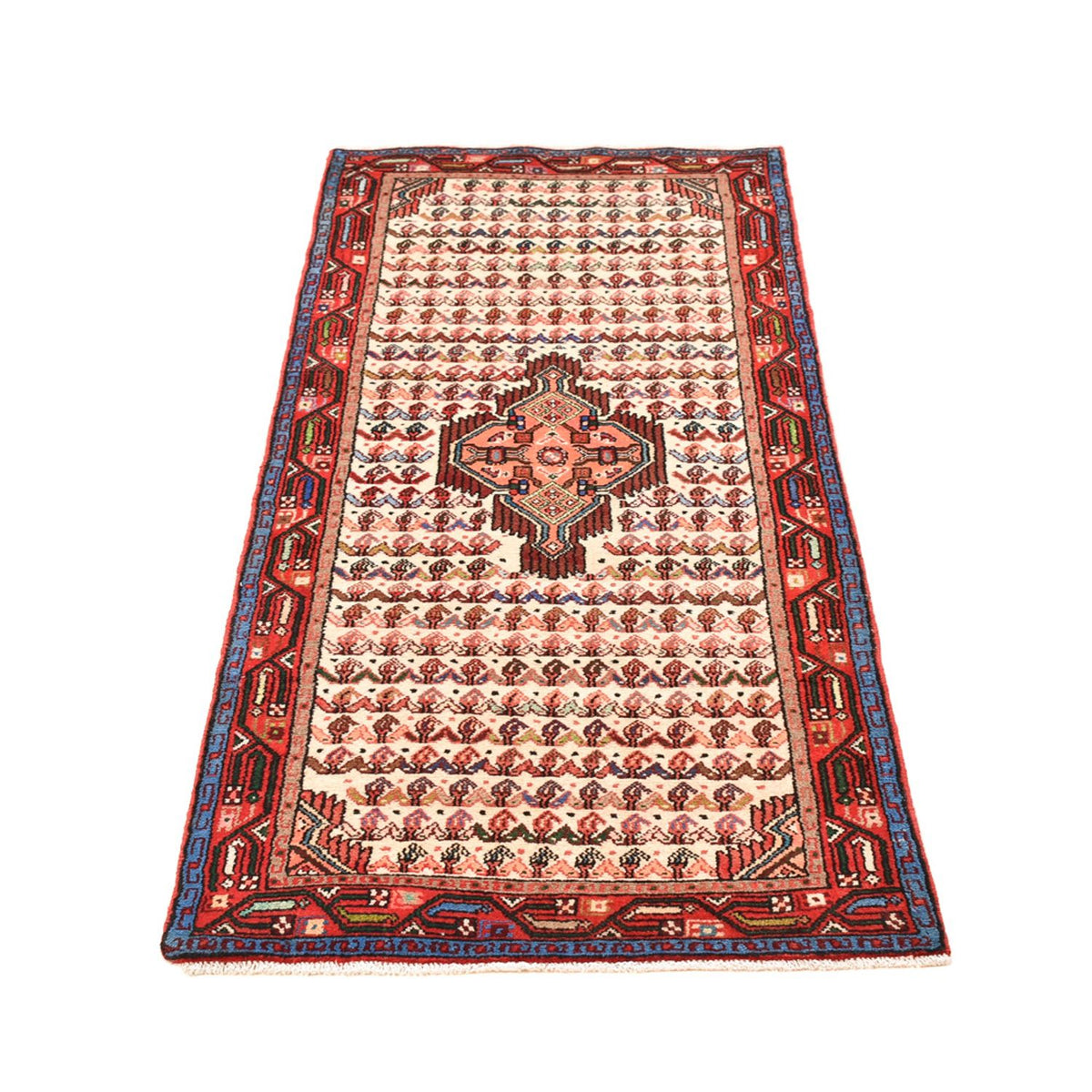 Tapis de couloir Tapis persan - Nomadic - 196 x 75 cm - beige