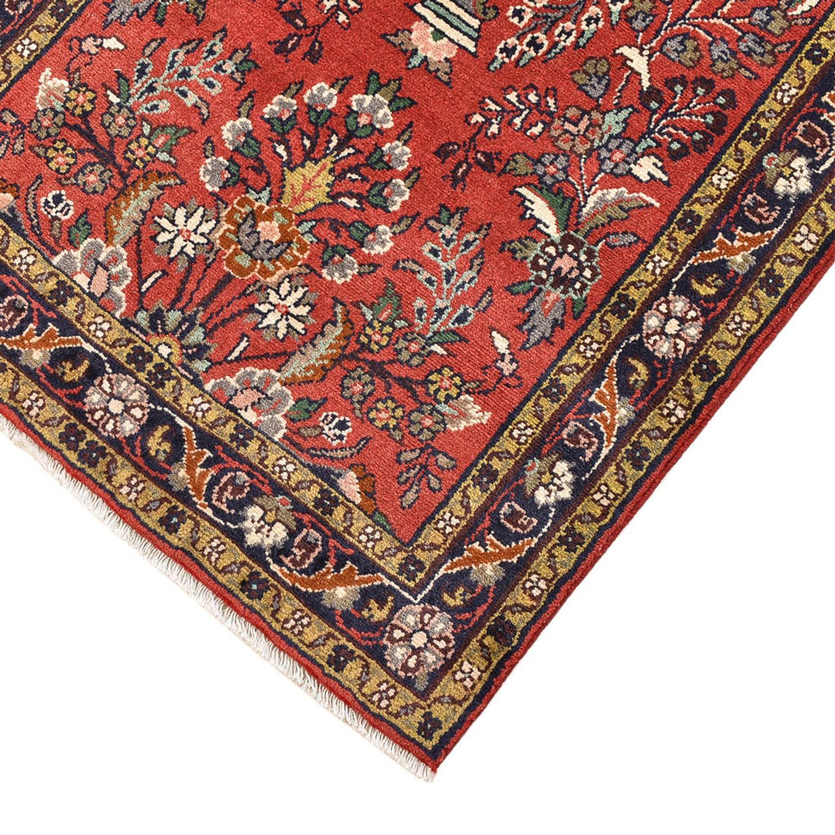 Tapis de couloir Tapis persan - Nomadic - 215 x 75 cm - rouge clair