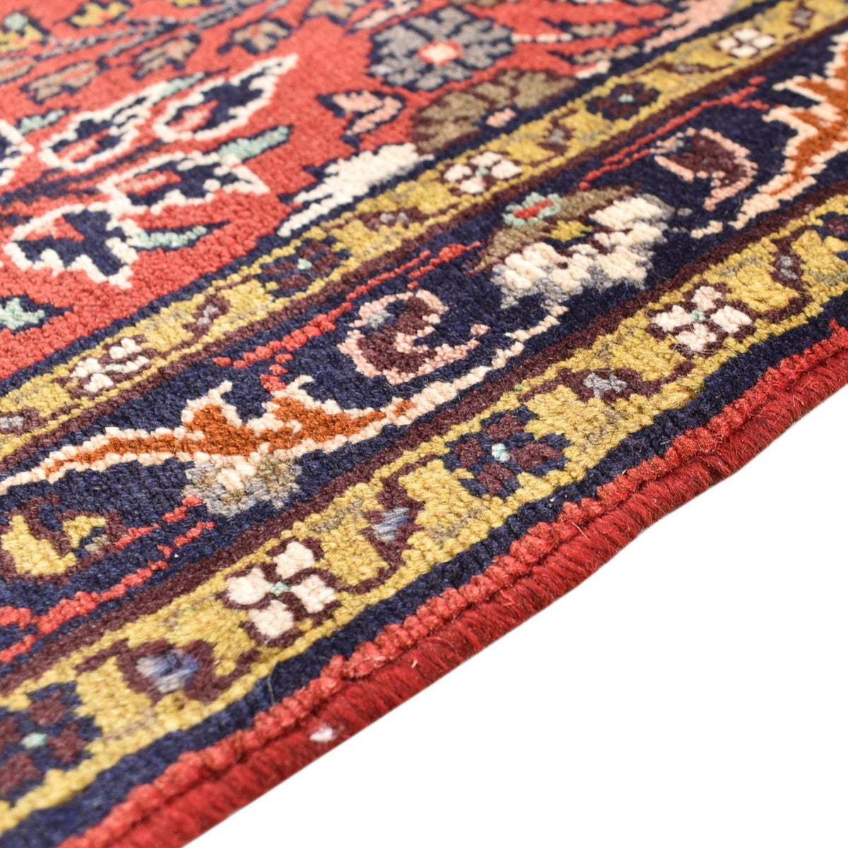 Tapis de couloir Tapis persan - Nomadic - 215 x 75 cm - rouge clair