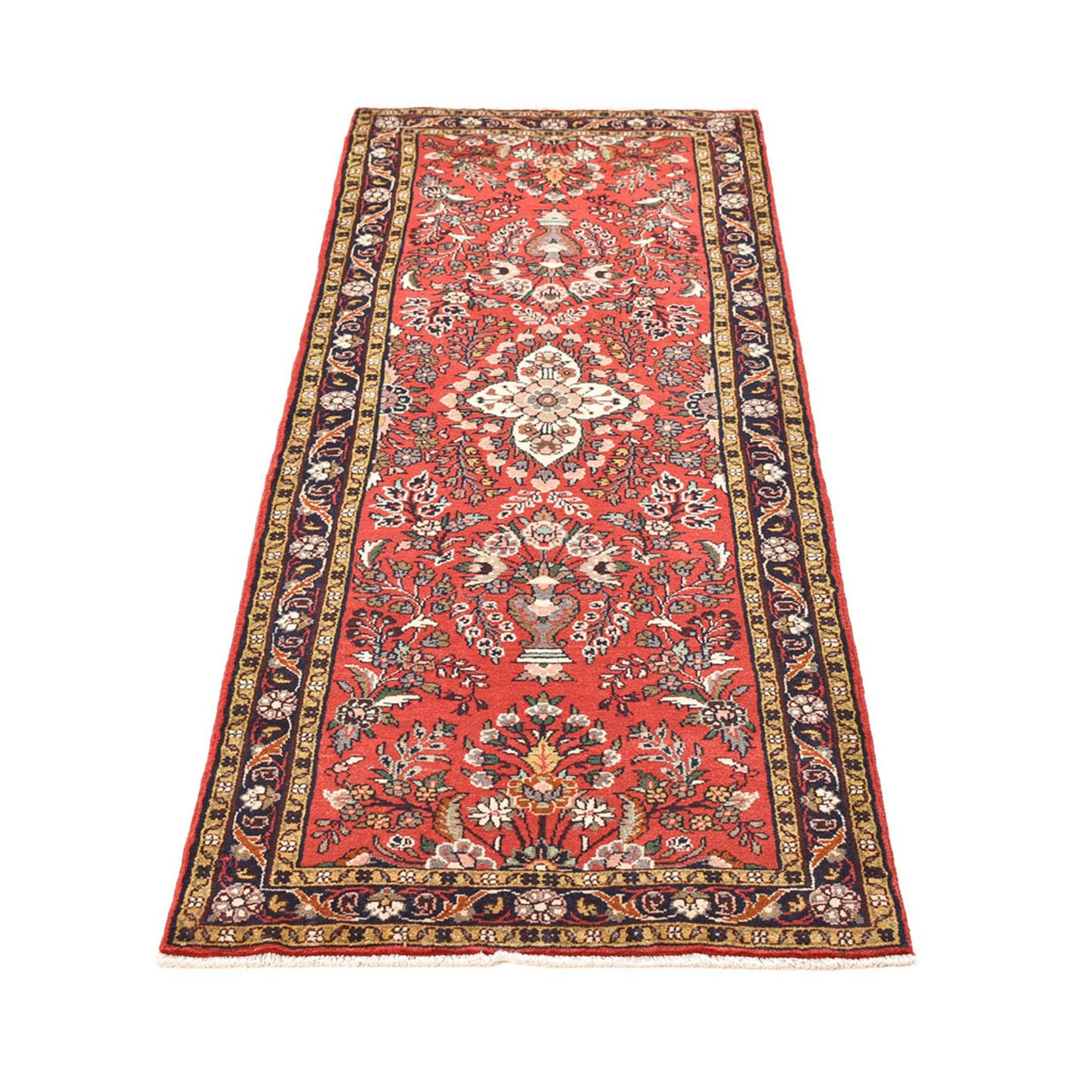 Tapis de couloir Tapis persan - Nomadic - 215 x 75 cm - rouge clair