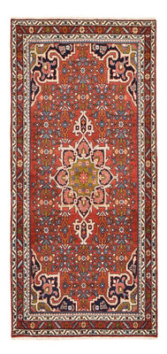 Tapis de couloir Tapis persan - Nomadic - 200 x 98 cm - rouge foncé