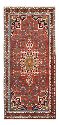 Tapis de couloir Tapis persan - Nomadic - 200 x 98 cm - rouge foncé