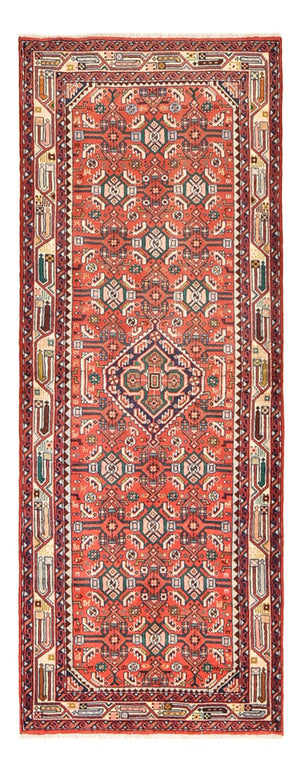 Tapis de couloir Tapis persan - Nomadic - 208 x 83 cm - rouge clair