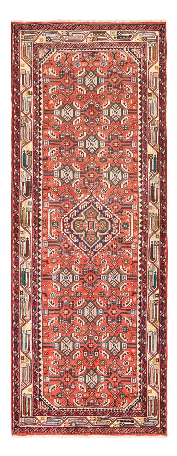 Tapis de couloir Tapis persan - Nomadic - 208 x 83 cm - rouge clair