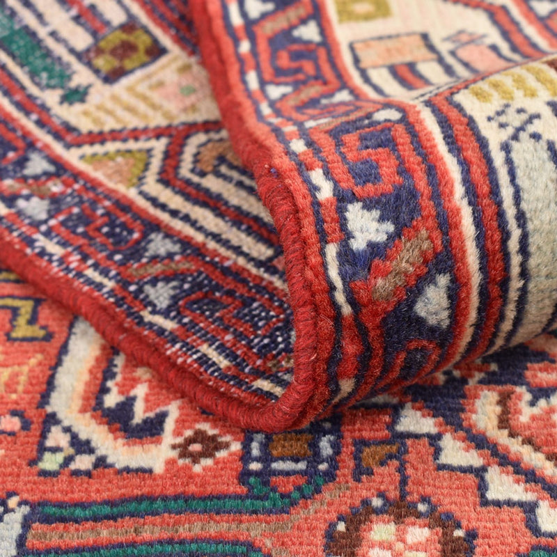 Tapis de couloir Tapis persan - Nomadic - 208 x 83 cm - rouge clair