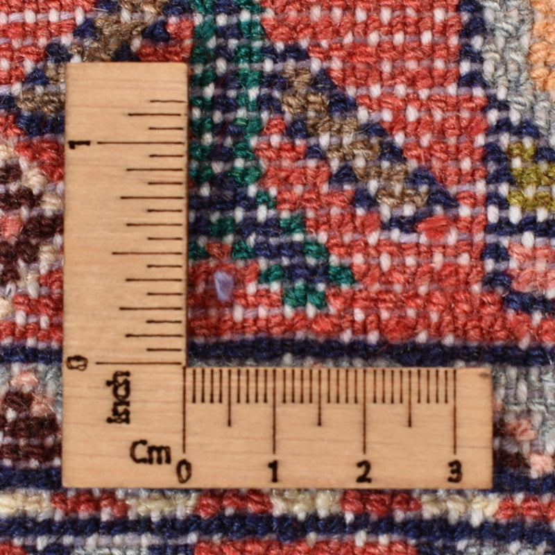 Tapis de couloir Tapis persan - Nomadic - 208 x 83 cm - rouge clair