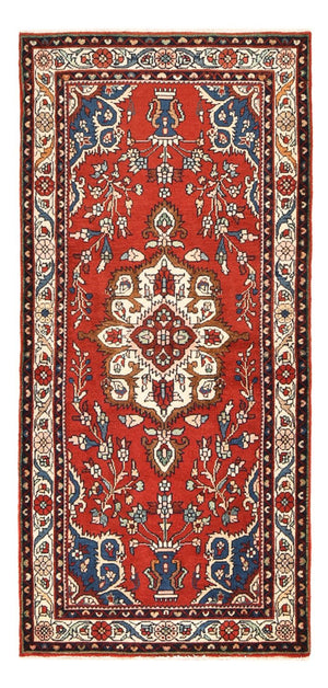 Tapis de couloir Tapis persan - Nomadic - 195 x 90 cm - rouge