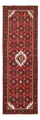 Tapis de couloir Tapis persan - Nomadic - 195 x 64 cm - rouge foncé