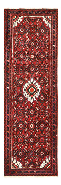Tapis de couloir Tapis persan - Nomadic - 195 x 64 cm - rouge foncé