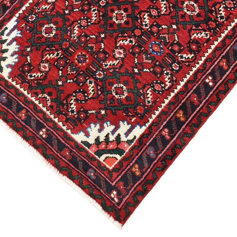 Tapis de couloir Tapis persan - Nomadic - 195 x 64 cm - rouge foncé