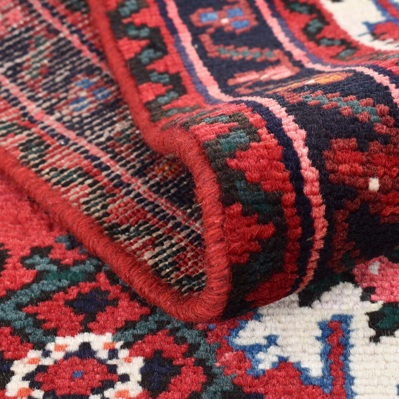Tapis de couloir Tapis persan - Nomadic - 195 x 64 cm - rouge foncé