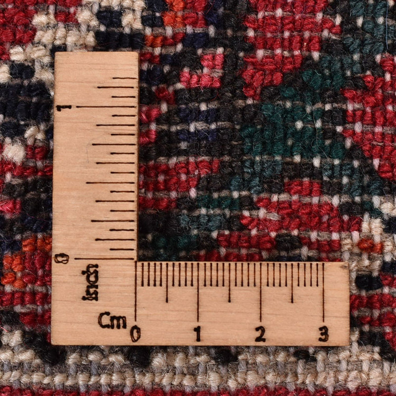 Tapis de couloir Tapis persan - Nomadic - 195 x 64 cm - rouge foncé