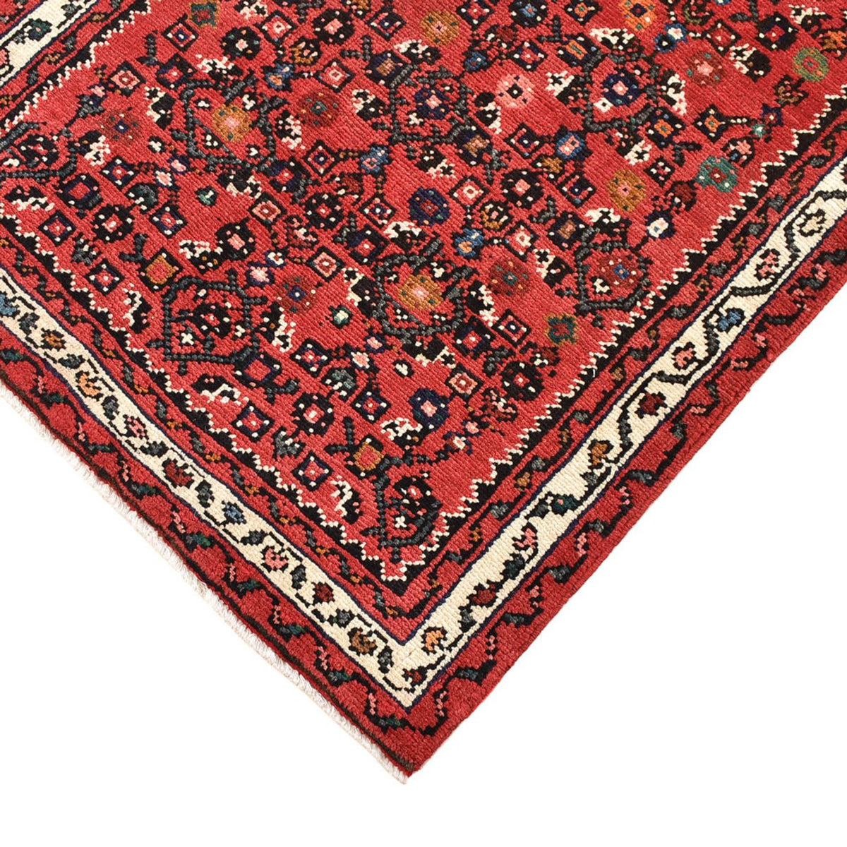 Tapis de couloir Tapis persan - Nomadic - 220 x 75 cm - rouge