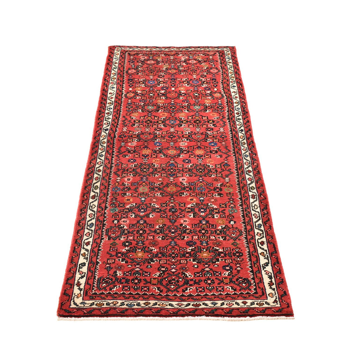 Tapis de couloir Tapis persan - Nomadic - 220 x 75 cm - rouge