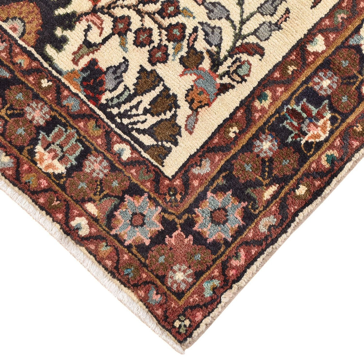 Tapis de couloir Tapis persan - Nomadic - 212 x 80 cm - beige