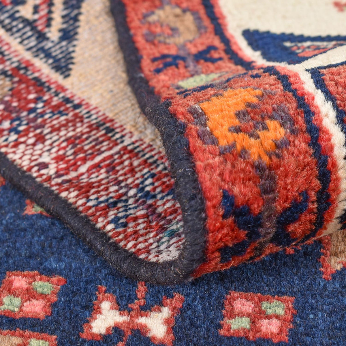 Tapis de couloir Tapis persan - Nomadic - 192 x 105 cm - bleu foncé