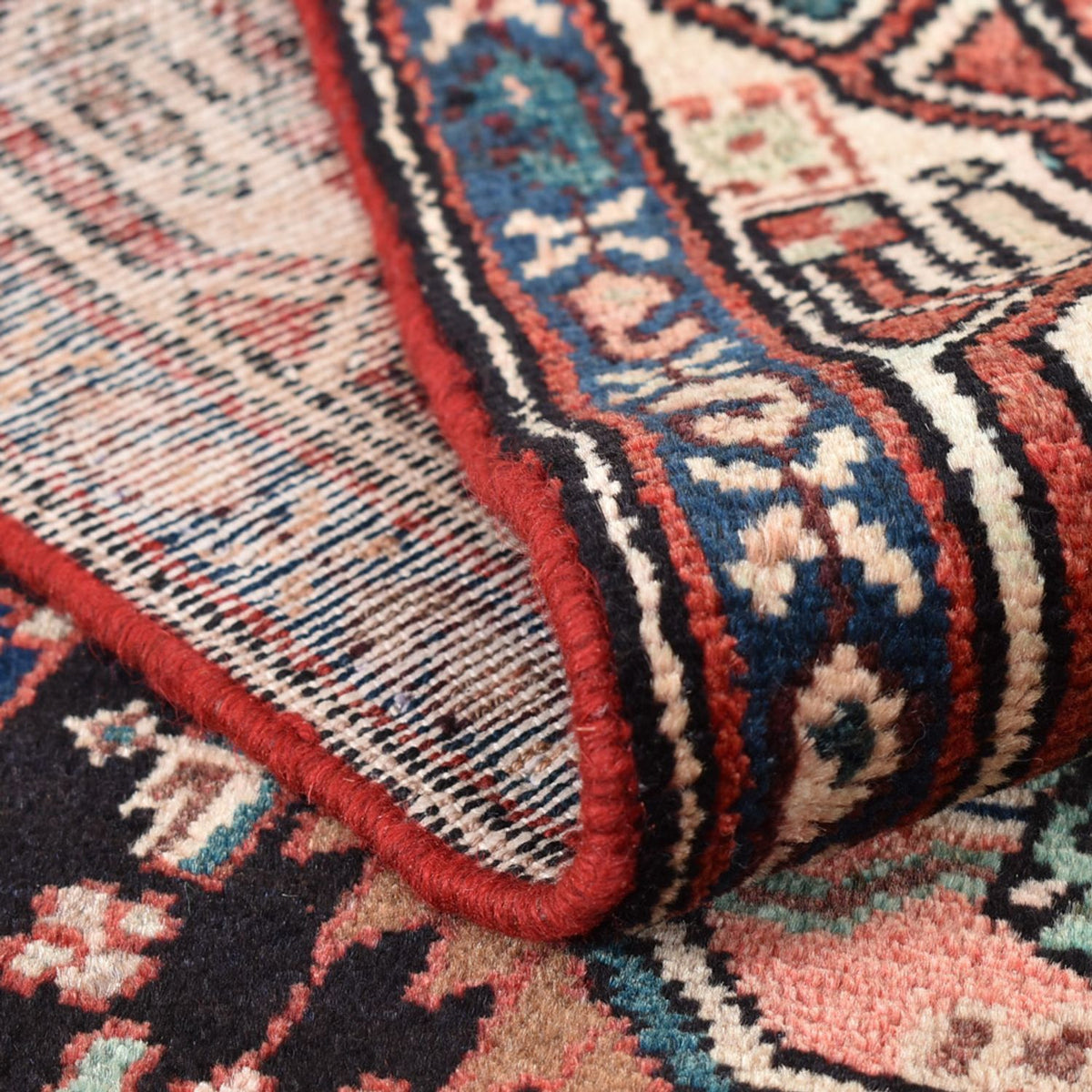 Tapis de couloir Tapis persan - Nomadic - 213 x 110 cm - beige foncé