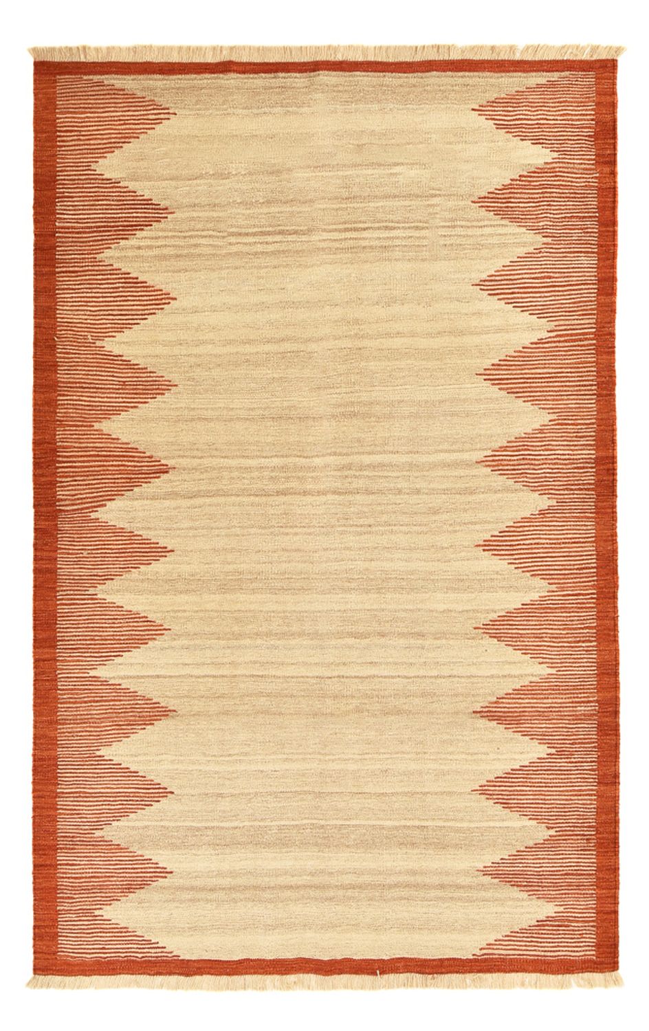 Tapis Kelim - Tendance - 242 x 155 cm - beige