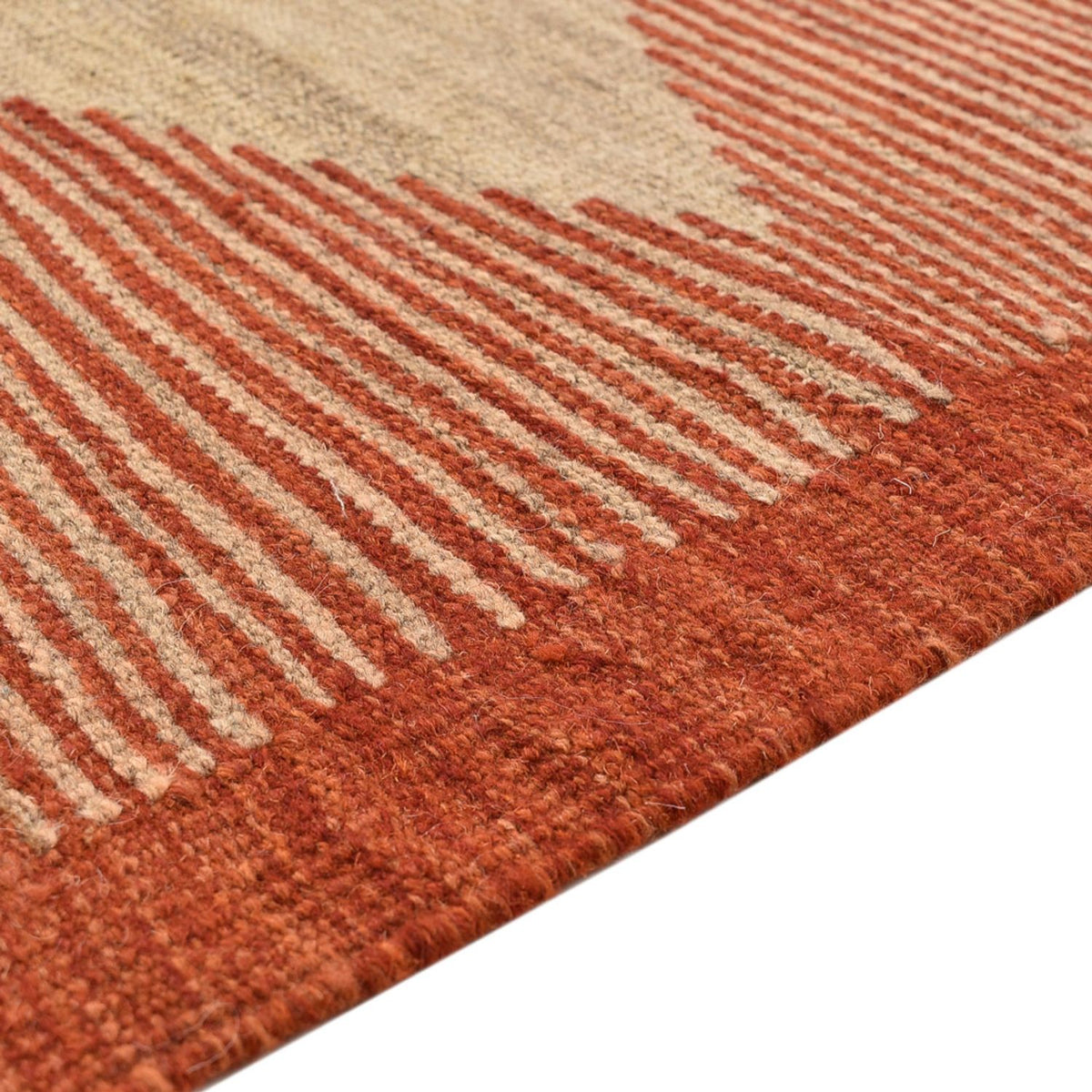 Tapis Kelim - Tendance - 242 x 155 cm - beige