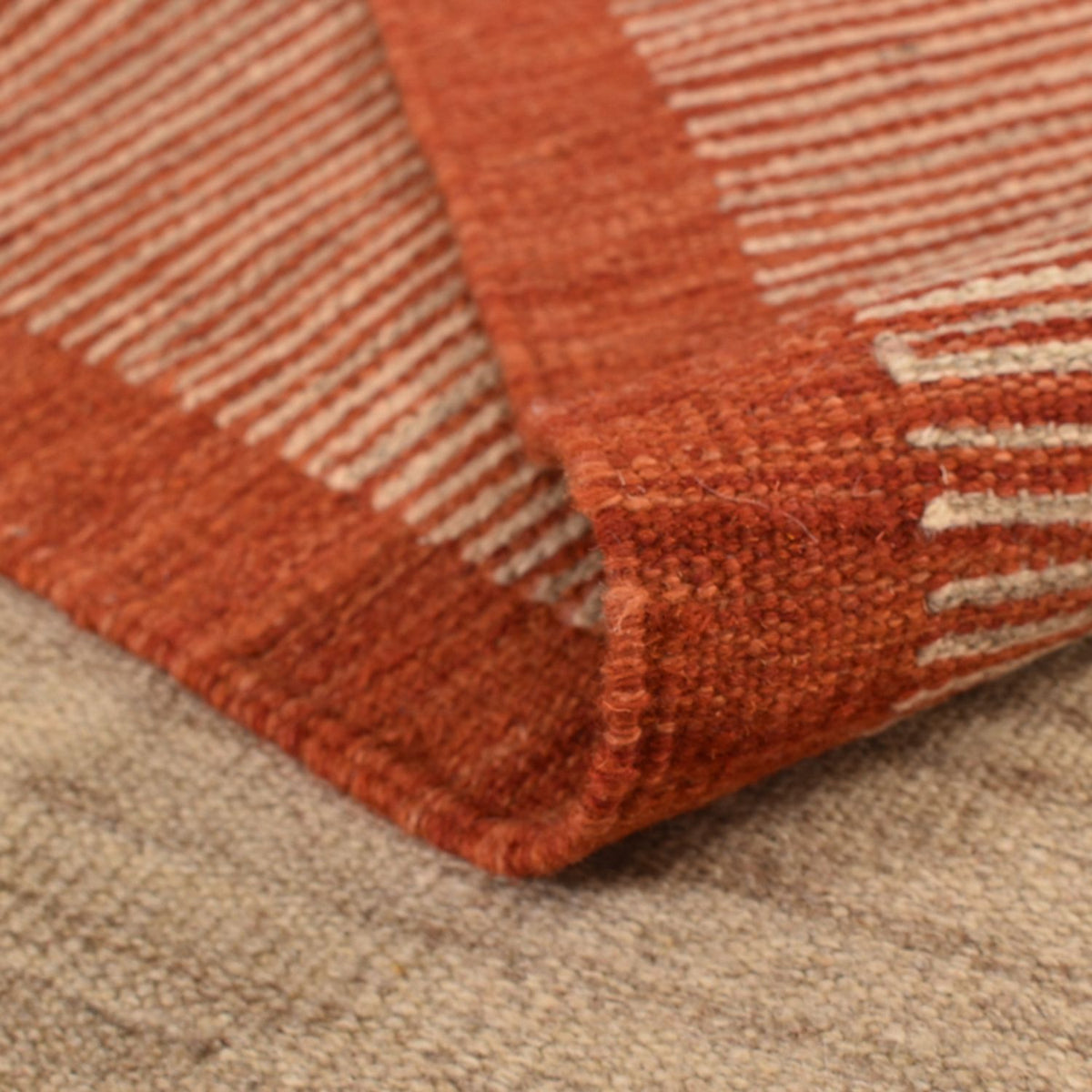 Tapis Kelim - Tendance - 242 x 155 cm - beige