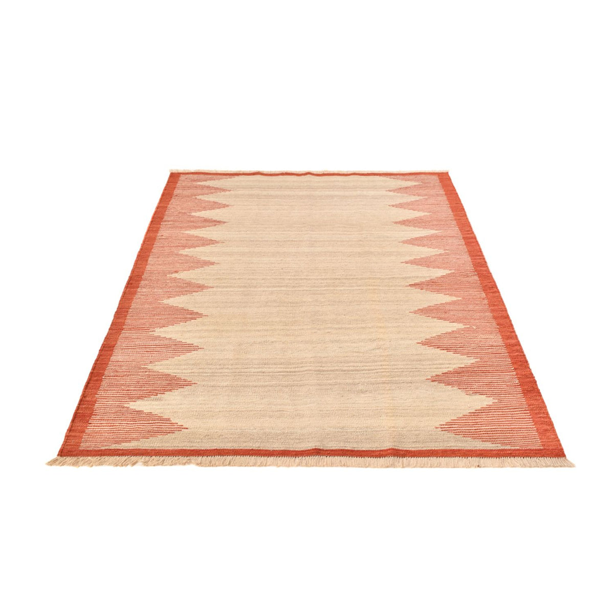 Tapis Kelim - Tendance - 242 x 155 cm - beige