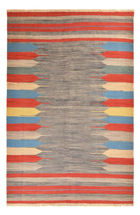 Tapis Kelim - Tendance - 293 x 199 cm - multicolore