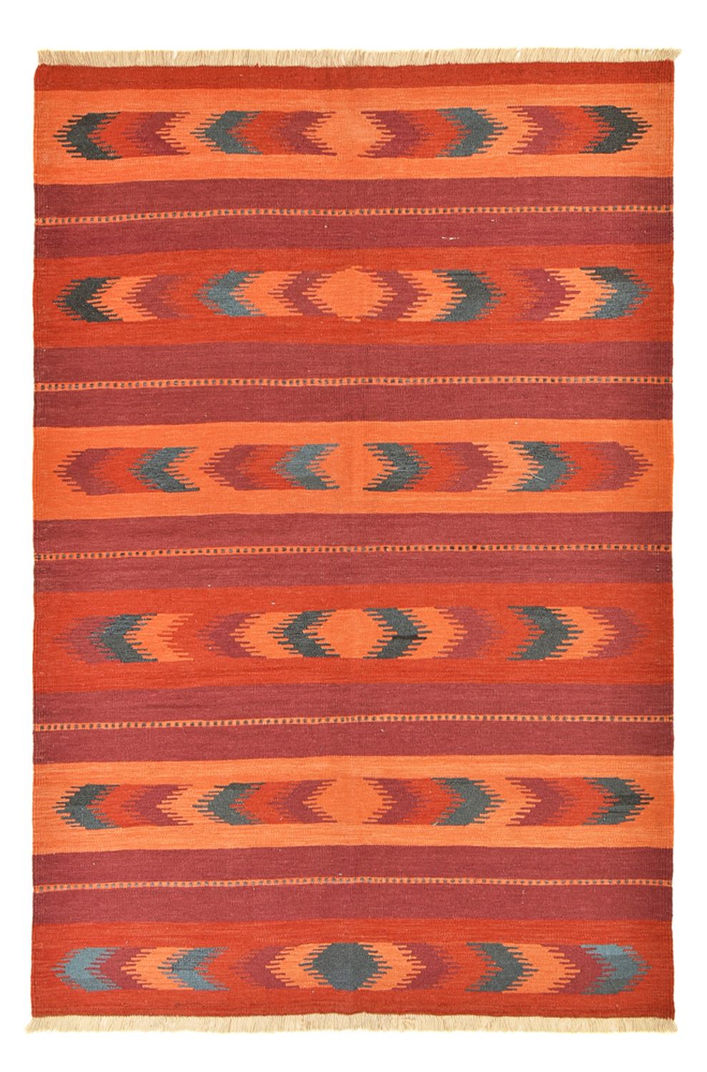 Tapis Kelim - Oriental - 253 x 174 cm - multicolore