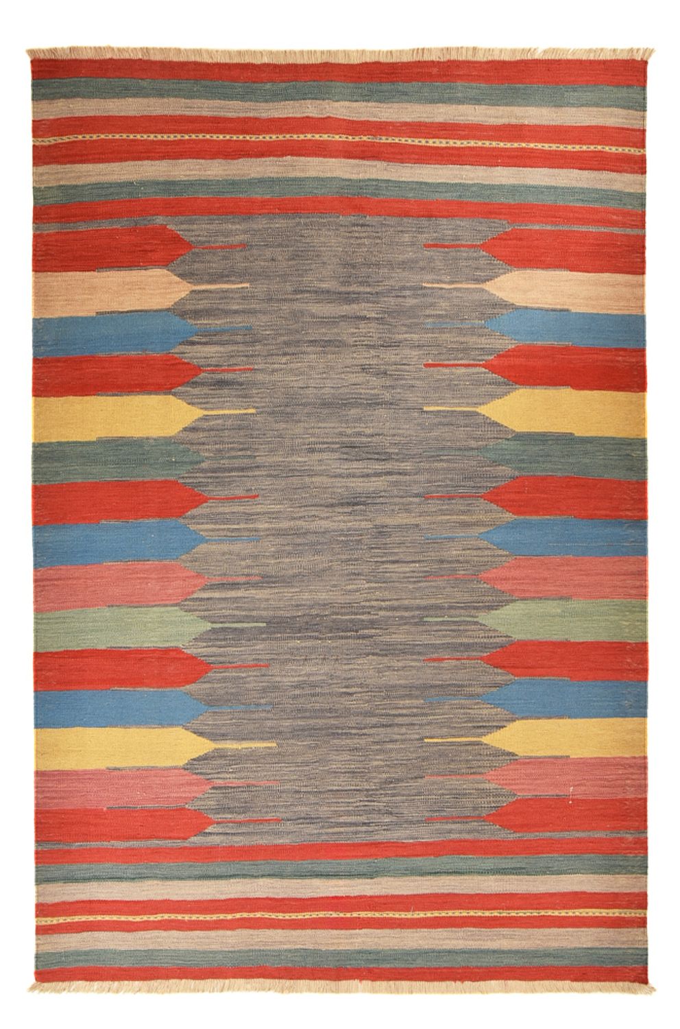 Tapis Kelim - Tendance - 288 x 192 cm - multicolore