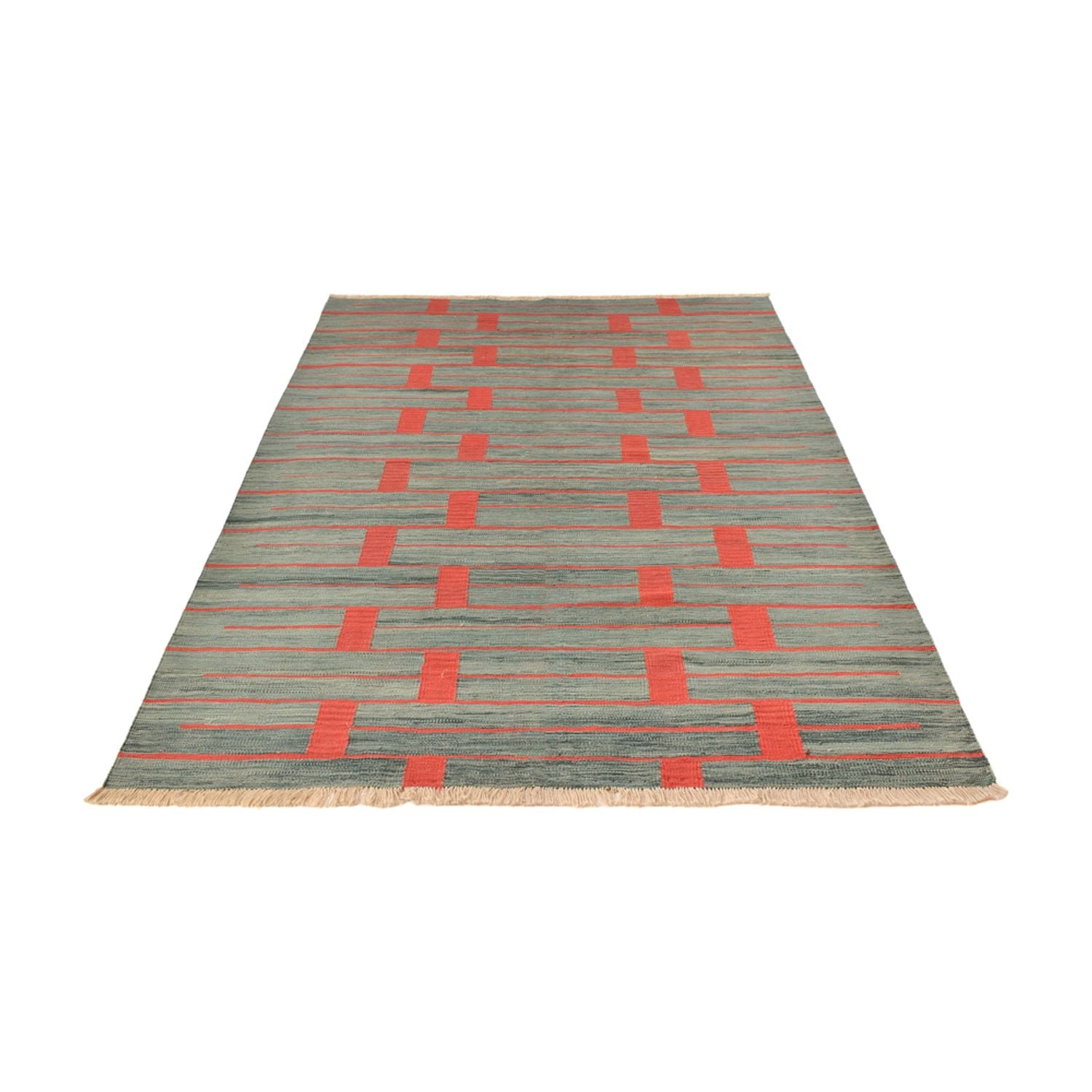 Tapis Kelim - Tendance - 291 x 193 cm - multicolore