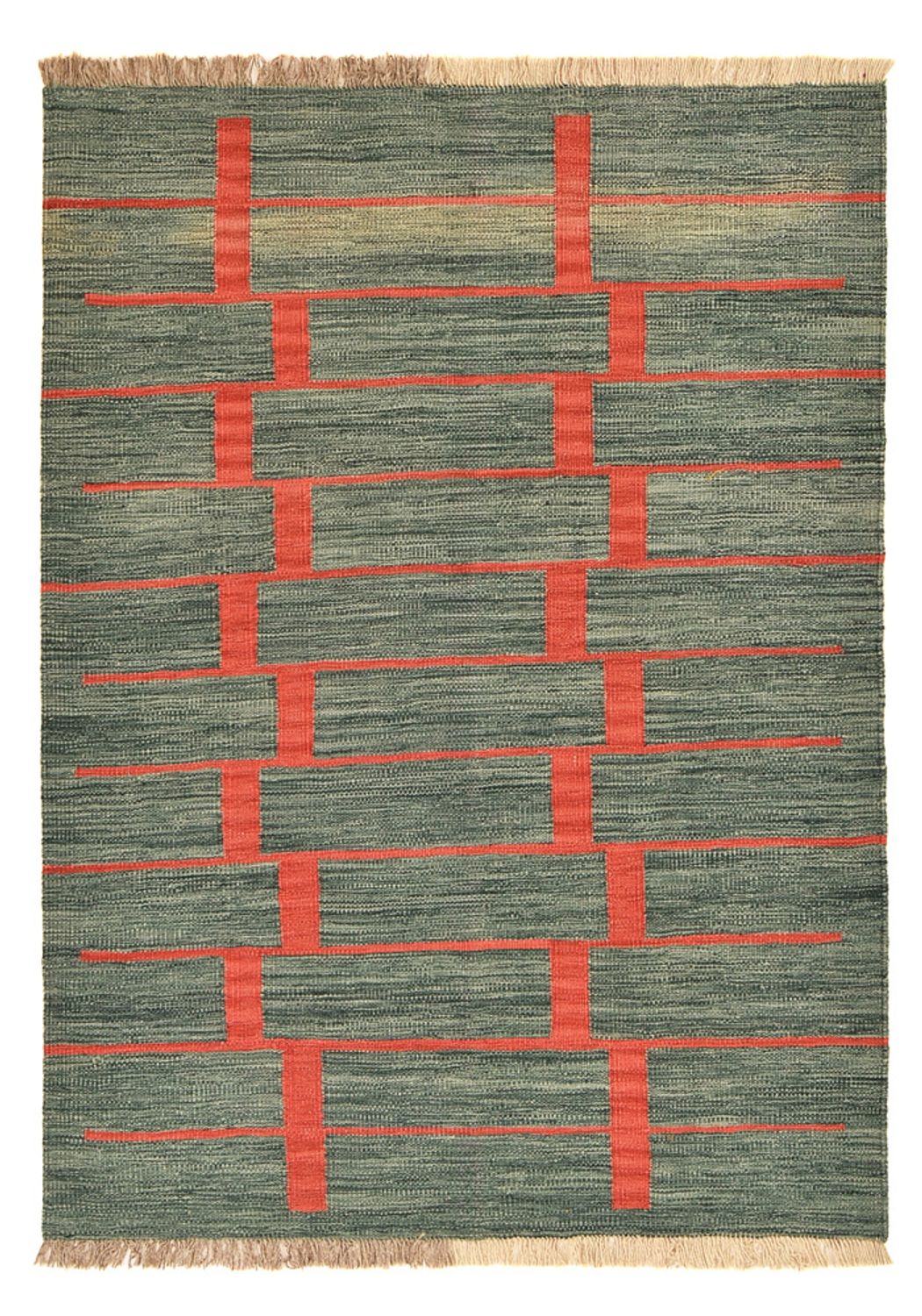 Tapis Kelim - Tendance - 171 x 122 cm - multicolore