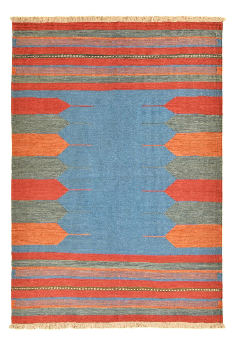 Tapis Kelim - Tendance - 200 x 145 cm - multicolore