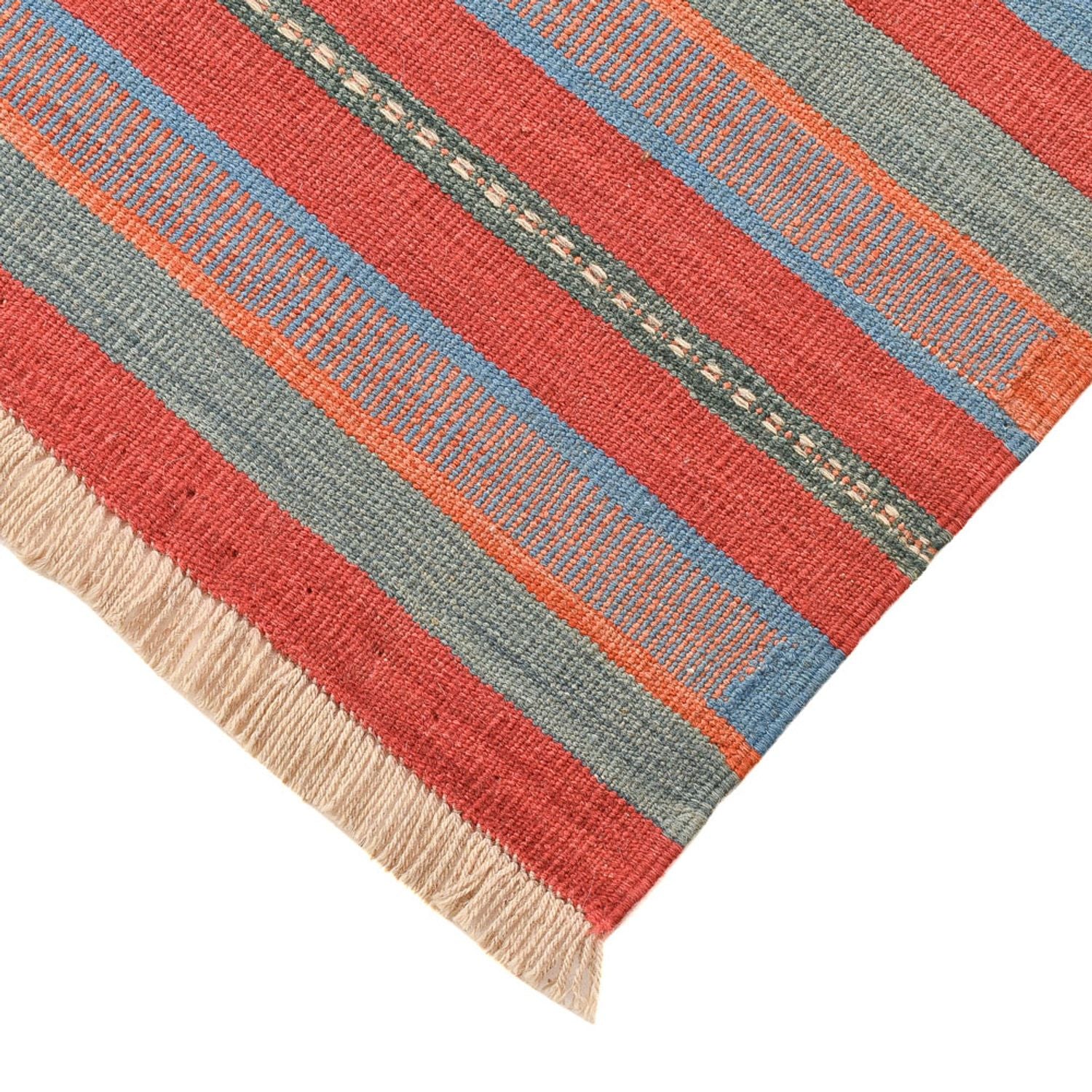 Tapis Kelim - Tendance - 200 x 145 cm - multicolore