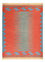 Tapis Kelim - Tendance - 189 x 146 cm - multicolore