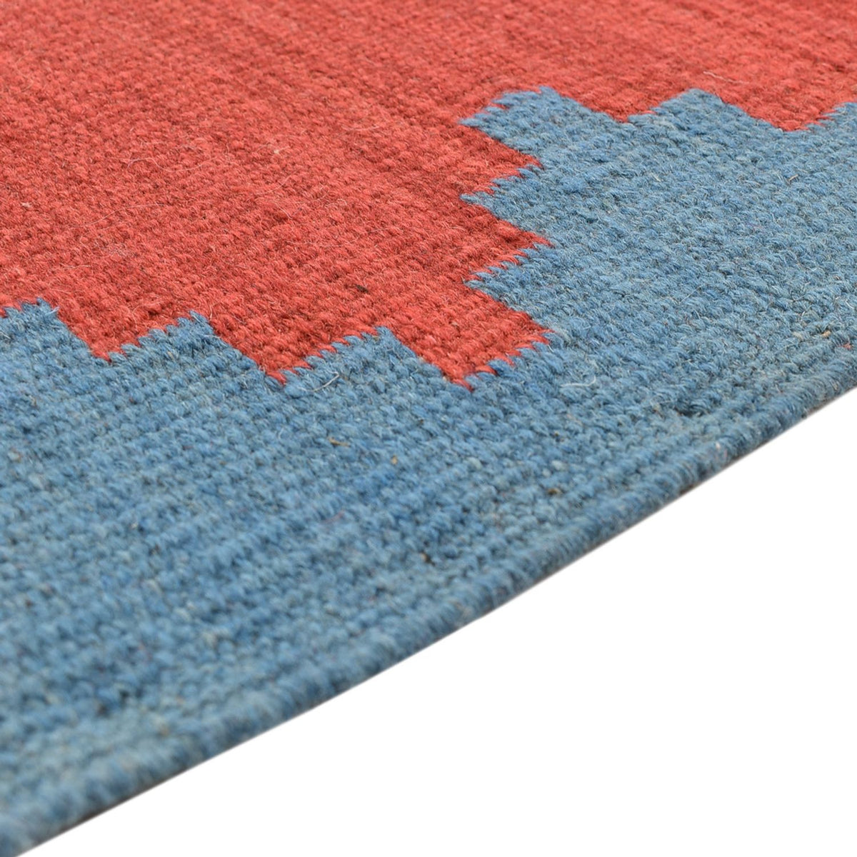 Tapis Kelim - Tendance - 189 x 146 cm - multicolore