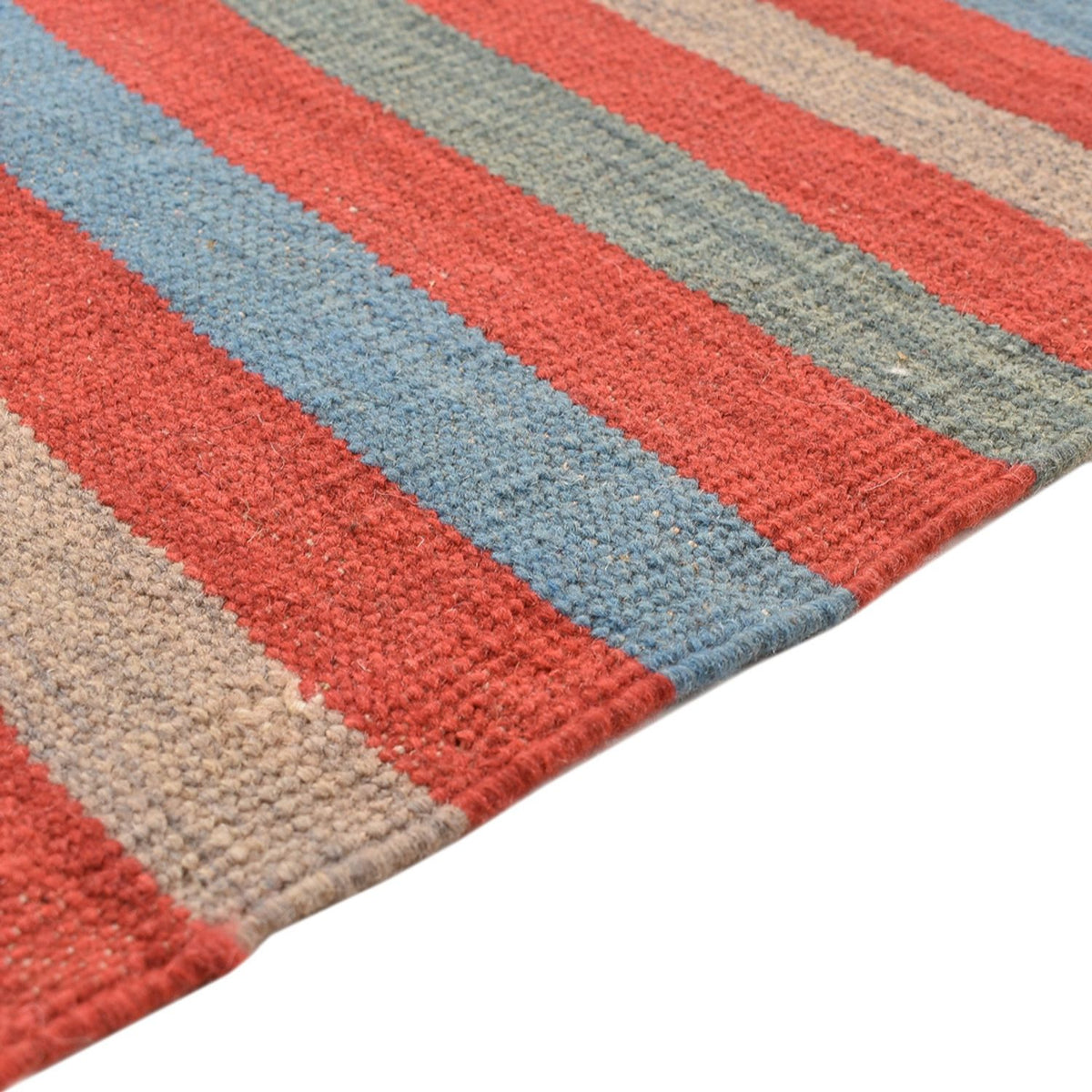 Tapis Kelim - Tendance - 203 x 149 cm - multicolore
