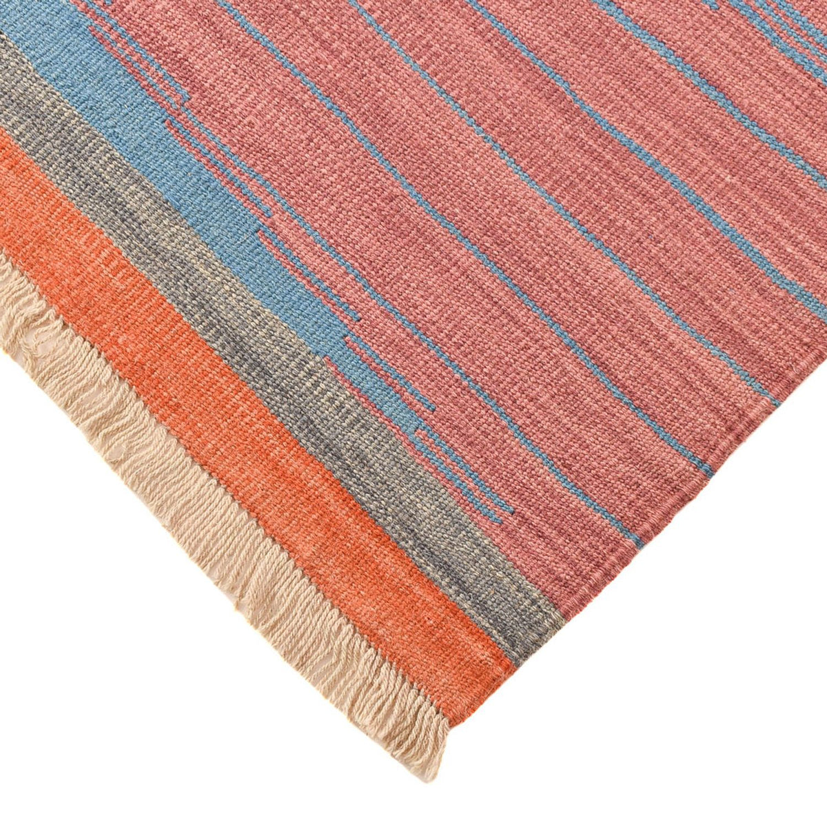 Tapis Kelim - Tendance - 188 x 155 cm - multicolore
