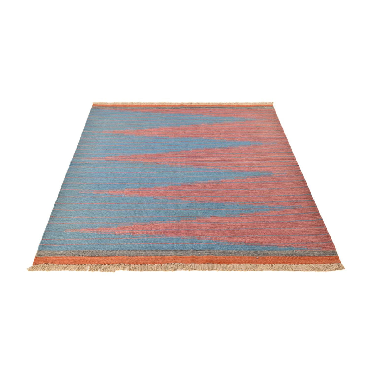 Tapis Kelim - Tendance - 188 x 155 cm - multicolore