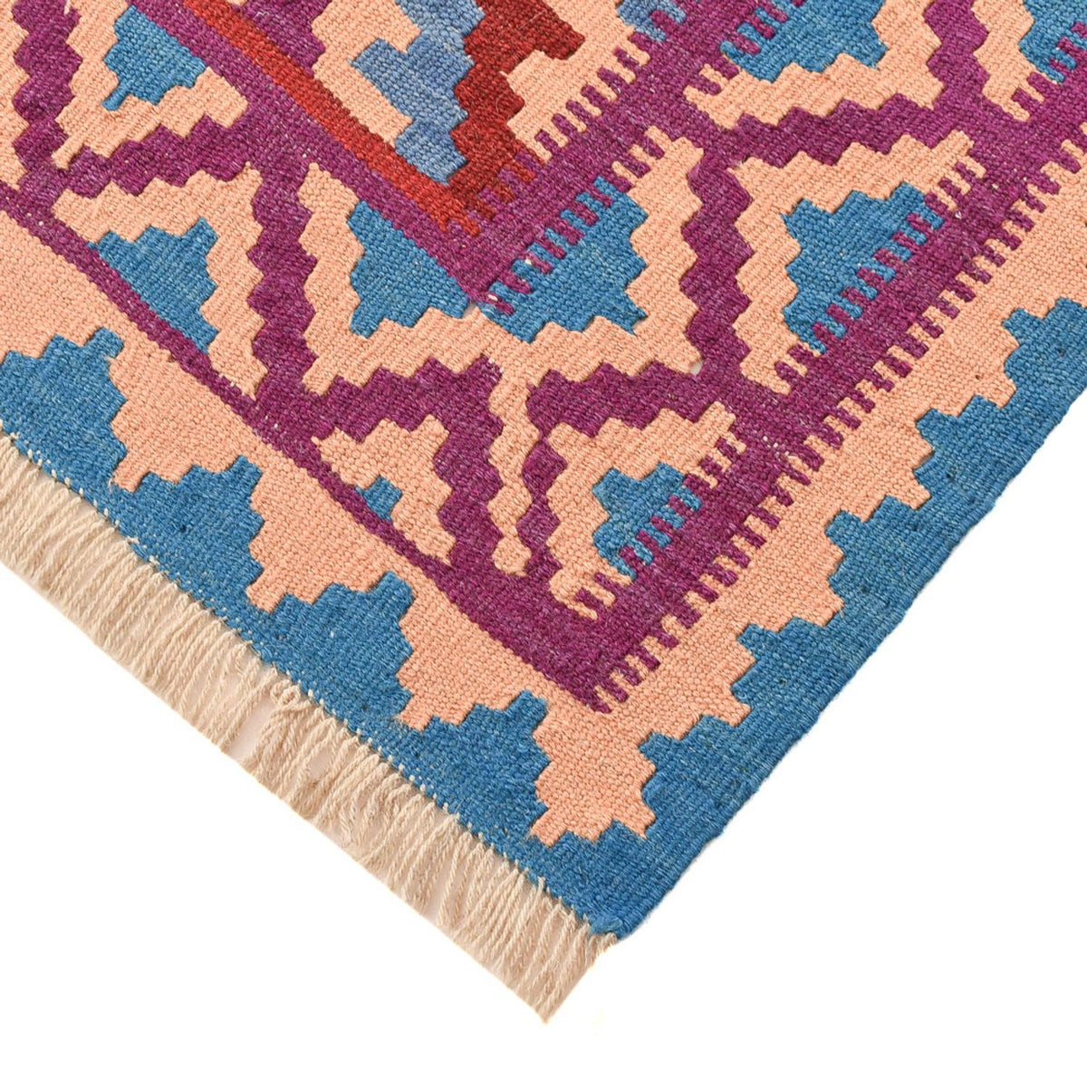 Tapis Kelim - Oriental - 199 x 151 cm - multicolore